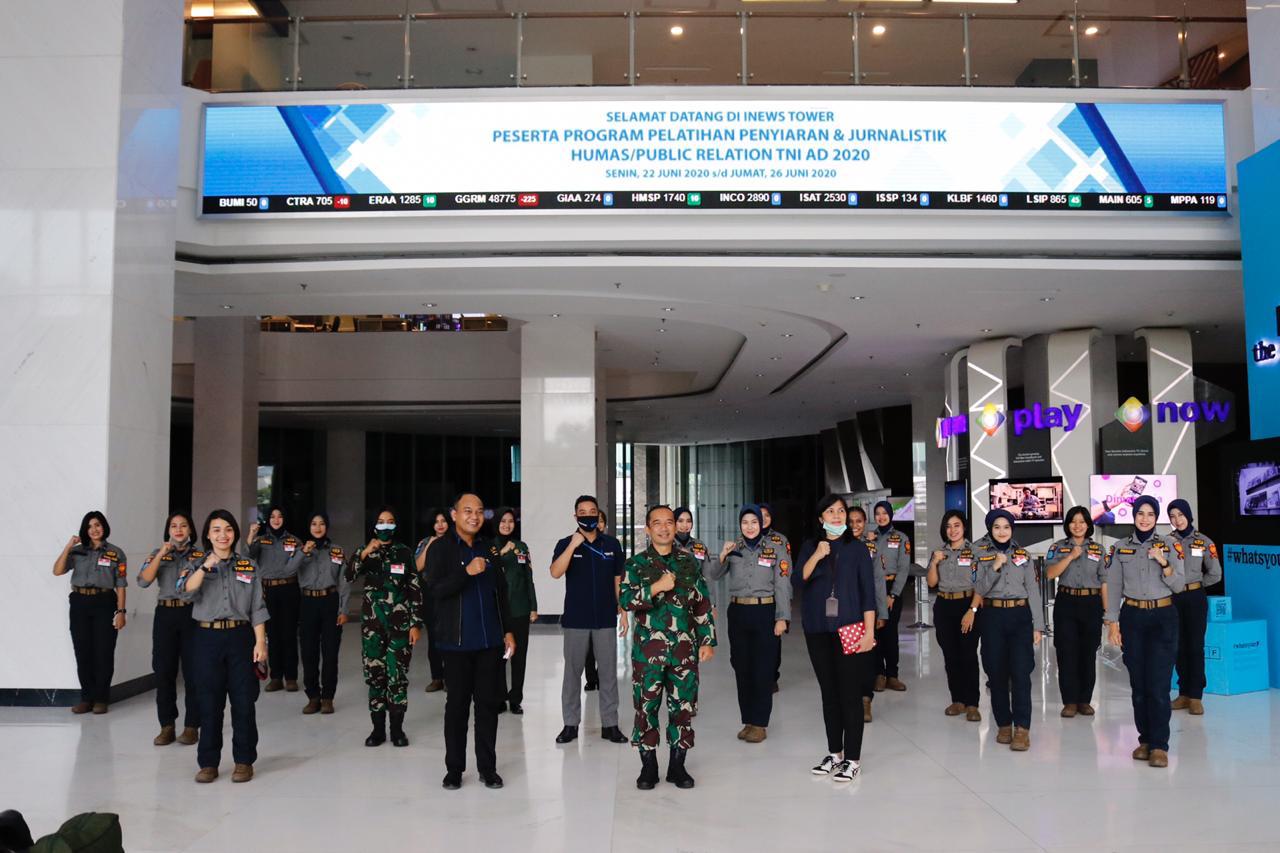 SINERGITAS DINAS PENERANGAN ANGKATAN DARAT DAN MNC GROUP, TINGKATKAN SDM JURNALISTIK